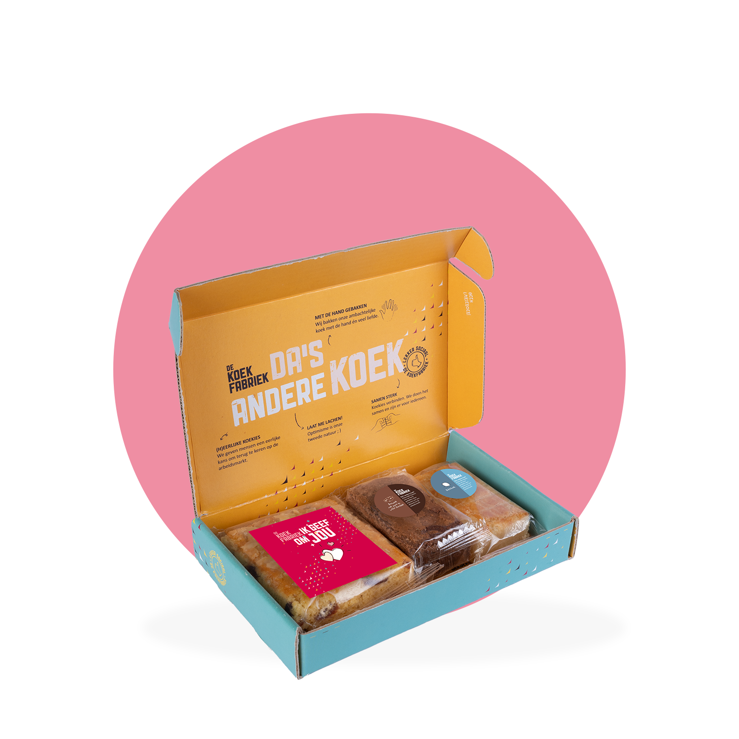 BRIEVENBUSDOOSJE - KLETSKOEK - BOTERKOEK - BROWNIE