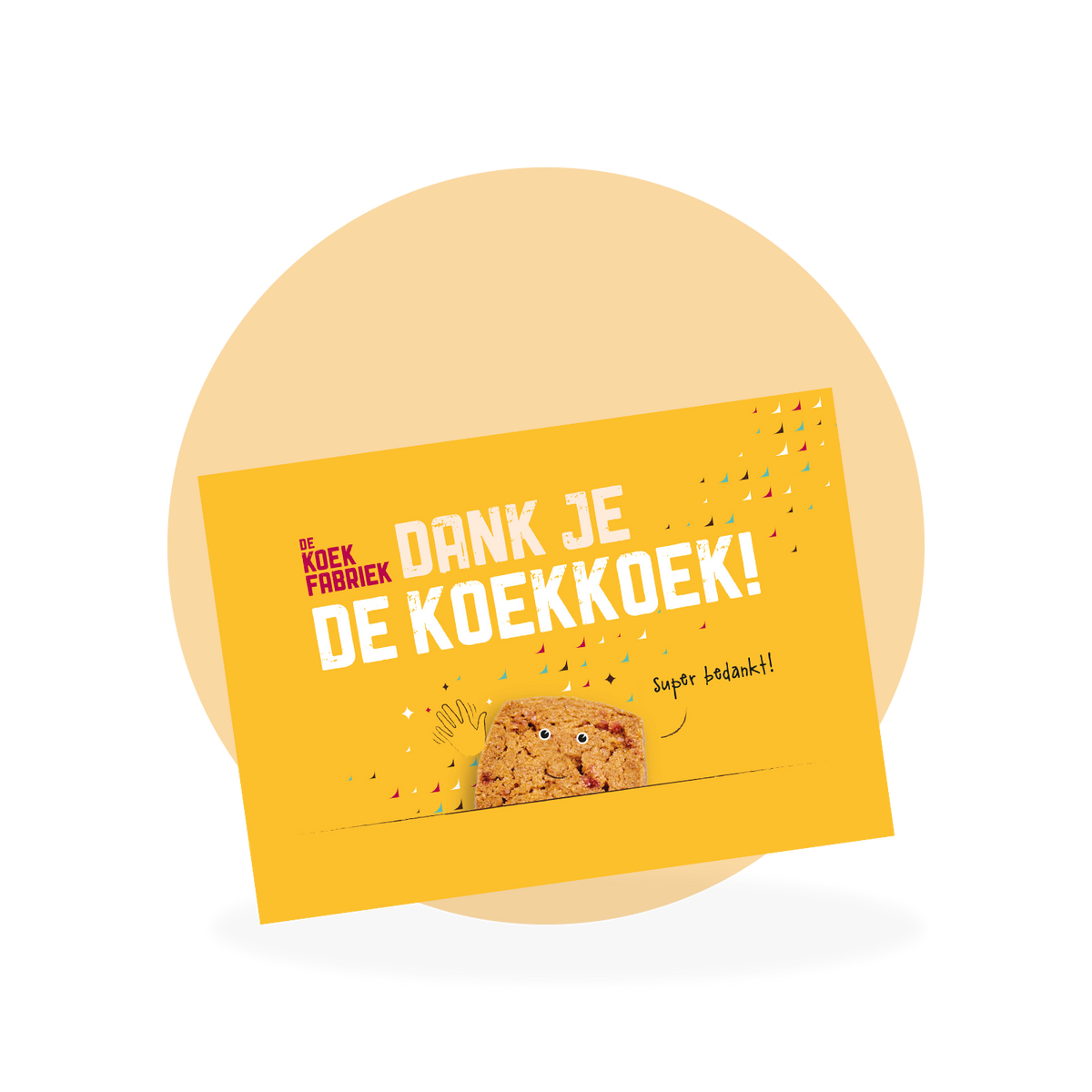 BRIEVENBUSDOOSJE MET 2 HAVERKOEKEN: CHOCOLADE EN CRANBERRY