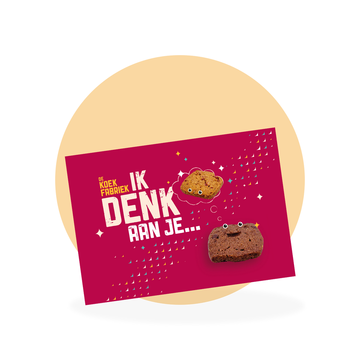 BRIEVENBUSDOOSJE MET 2 HAVERKOEKEN: CHOCOLADE EN CRANBERRY