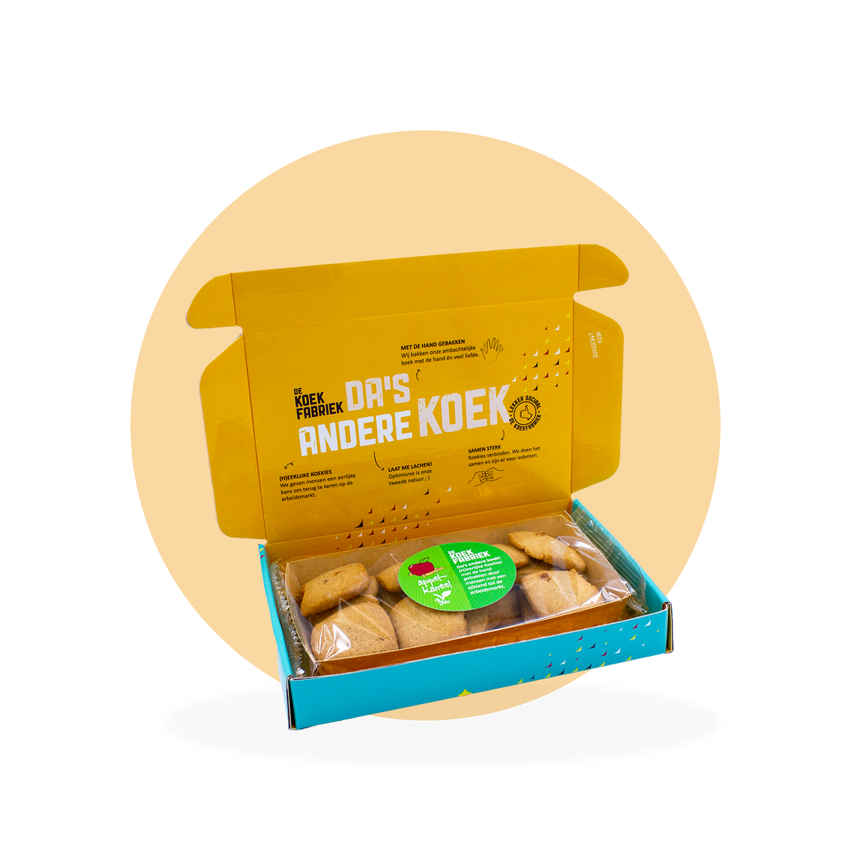 BRIEVENBUSDOOSJE MET TRAY APPEL KANEEL (VEGAN)
