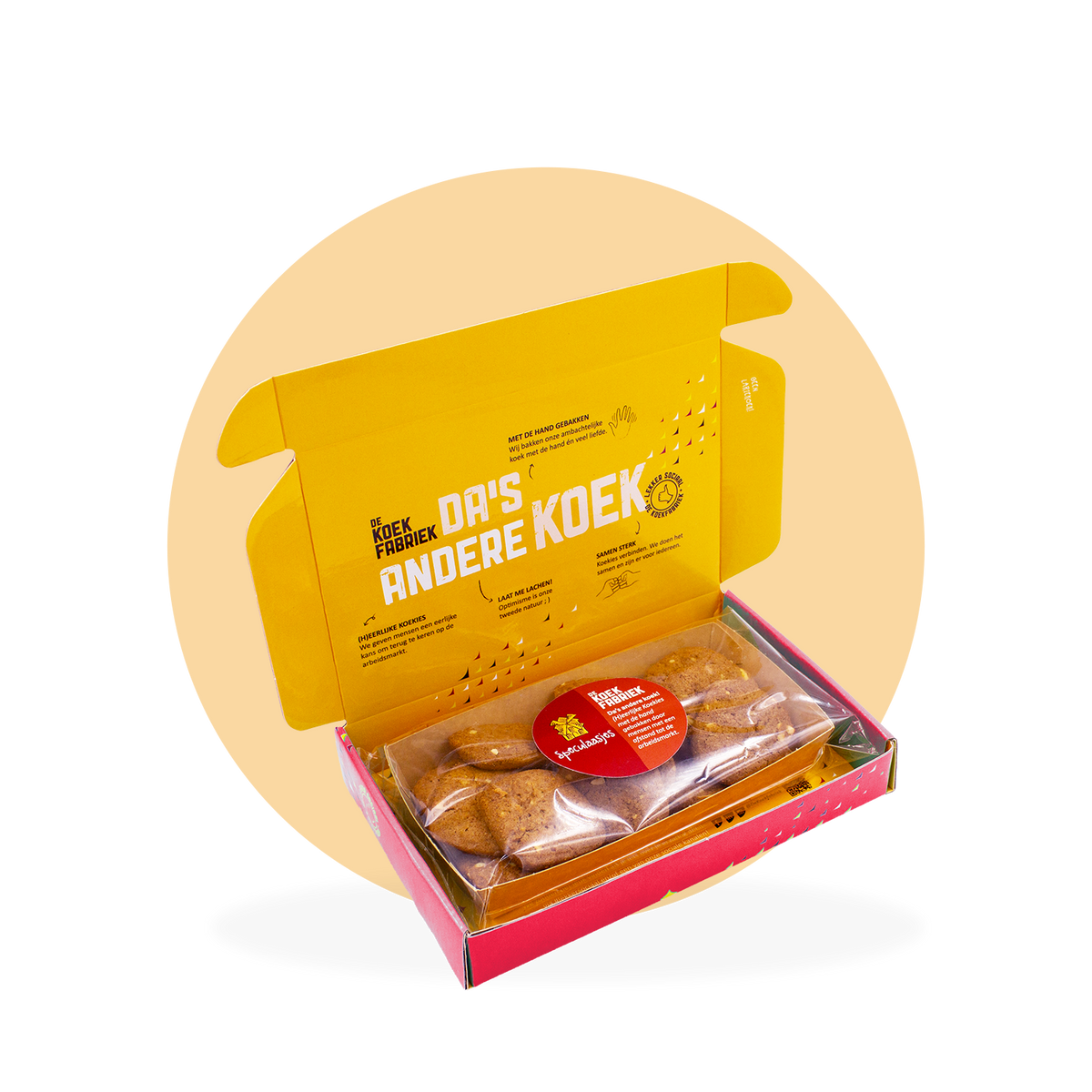 SINT BRIEVENBUSDOOSJE MET TRAY SPECULAASJES