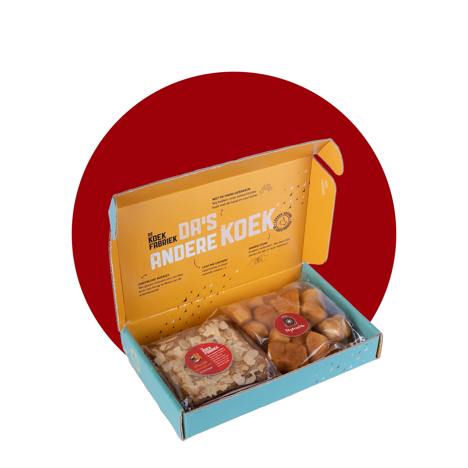 GEVULDE SPECULAAS - PEPERNOTEN - BRIEVENBUSPAKKET