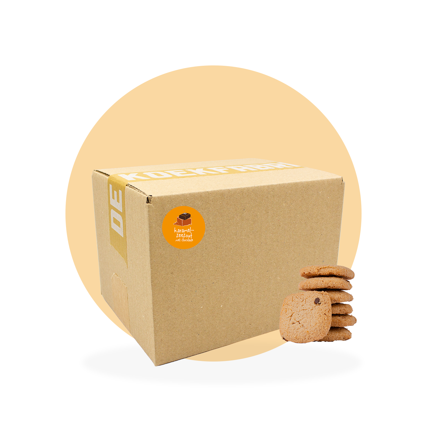 KARAMEL-ZEEZOUT MET CHOCOLADE