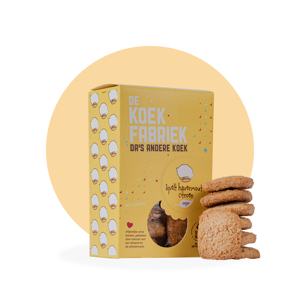 SPELT HAVERMOUT-CITROEN (VEGAN) - KOEKDOOSJE