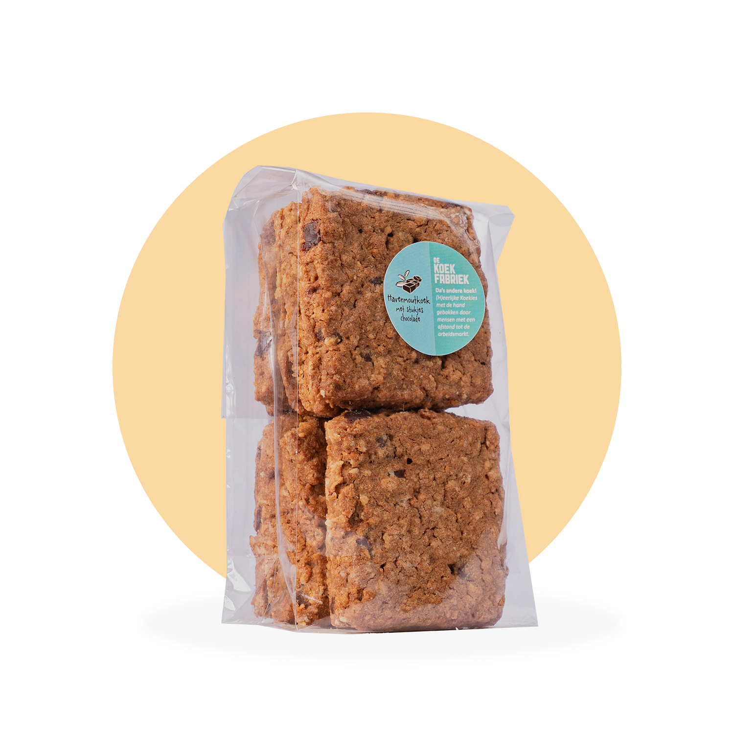 HAVERMOUTKOEK MET PURE CHOCOLADE