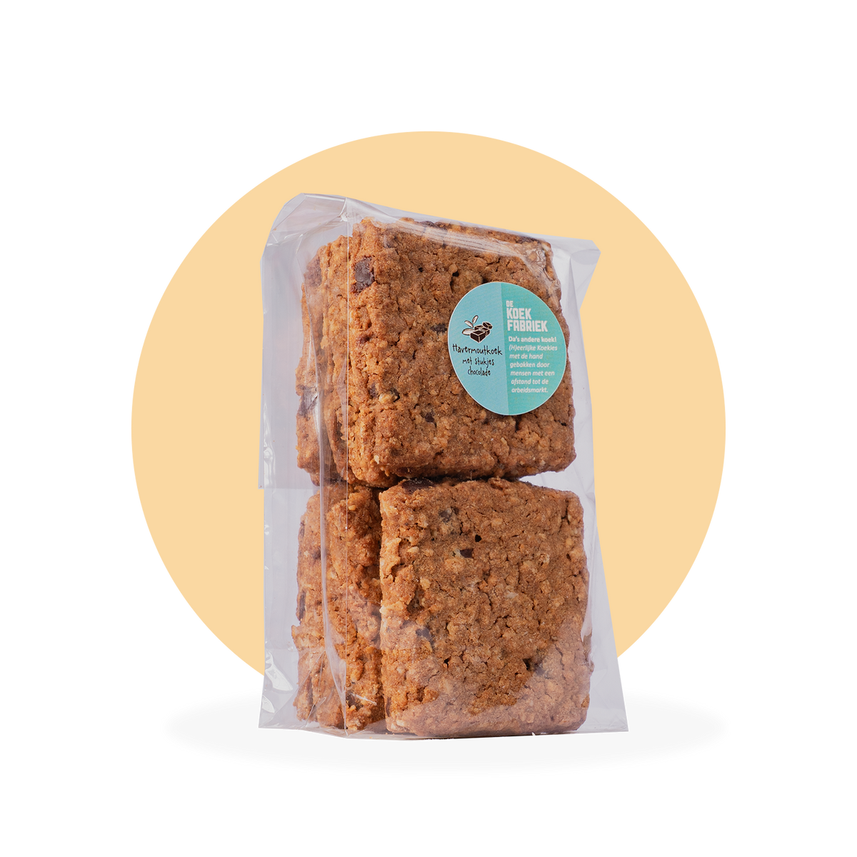HAVERMOUTKOEK PURE CHOCOLADE - PER 10