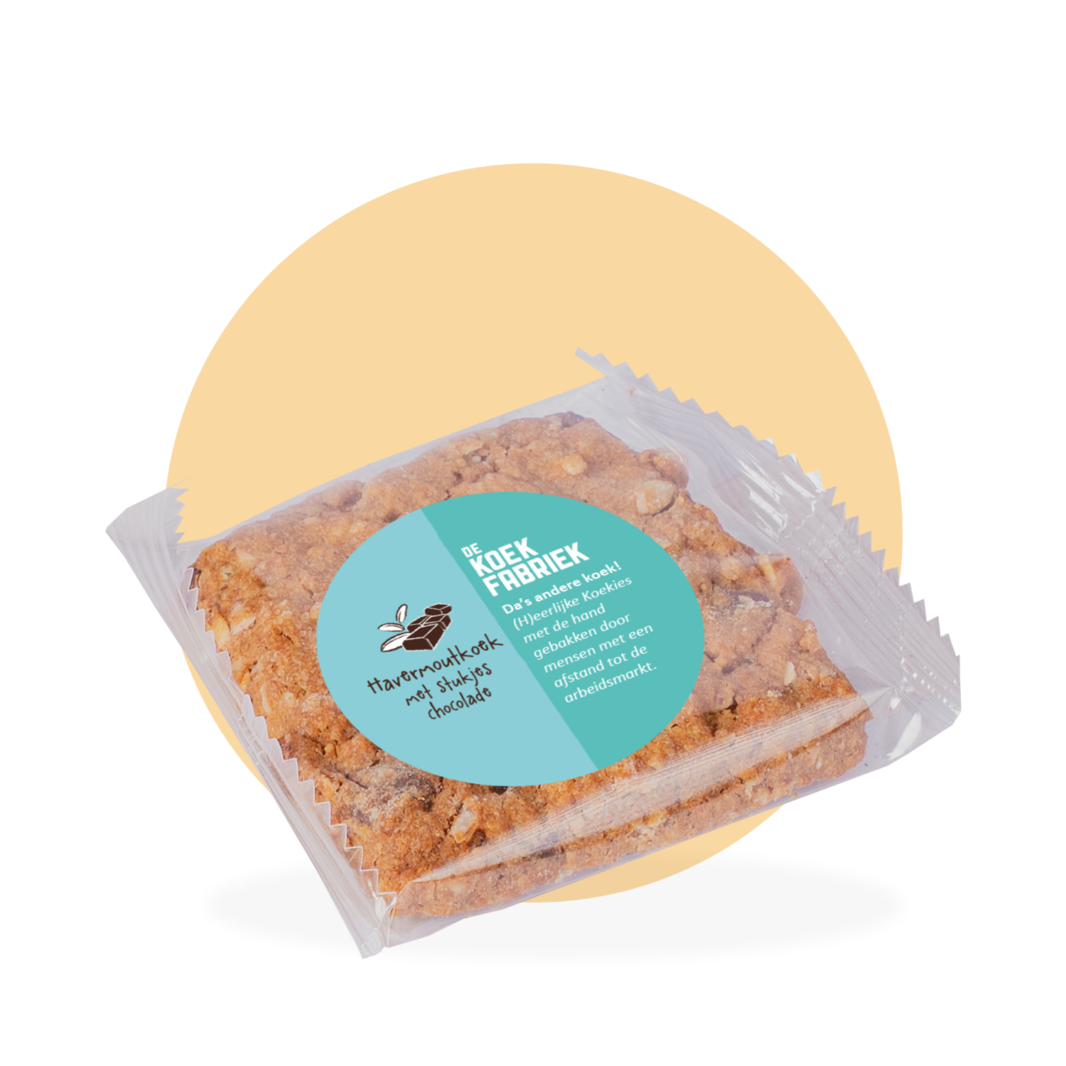 HAVERMOUTKOEK MET PURE CHOCOLADE