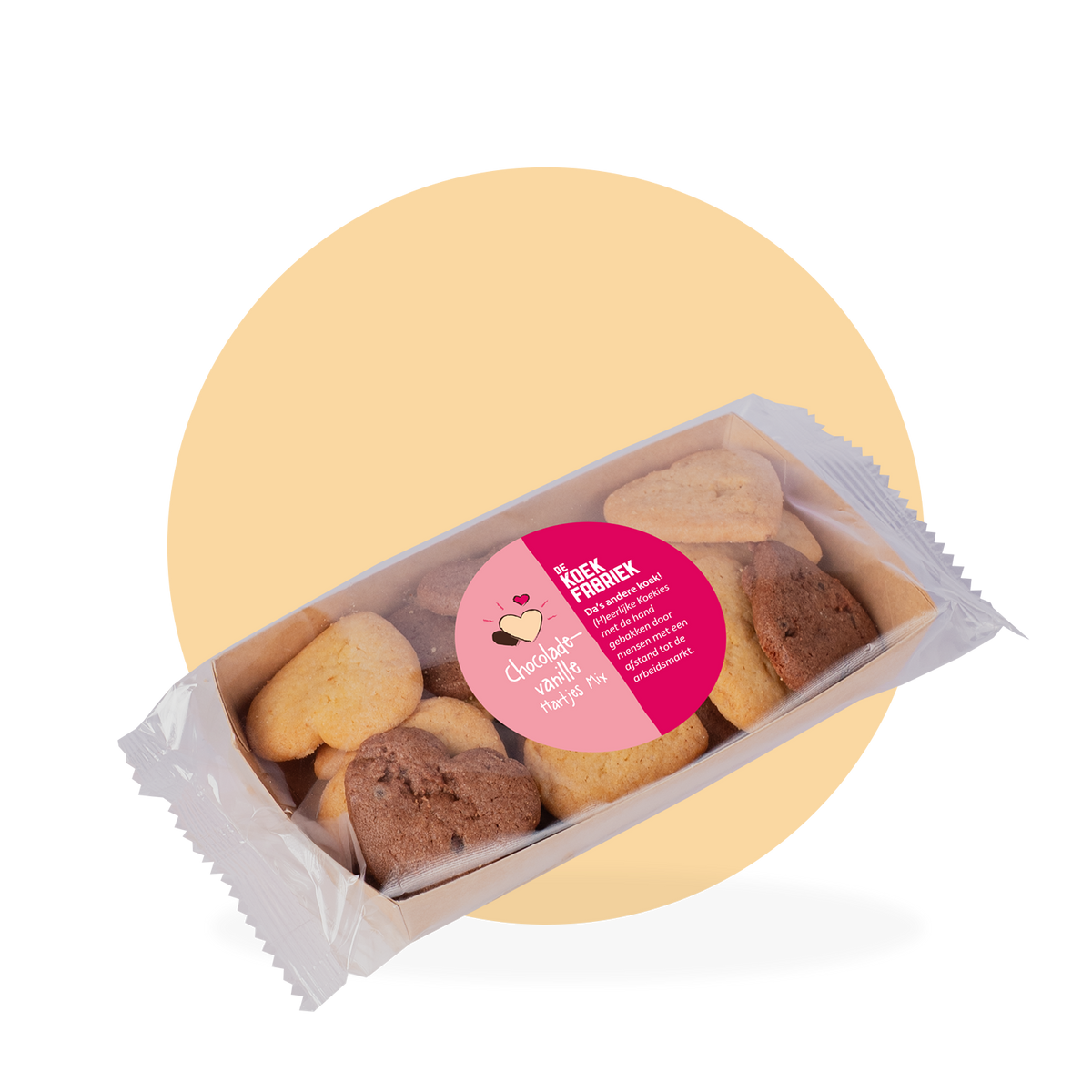 LIEFDE HARTJESKOEK - TRAY